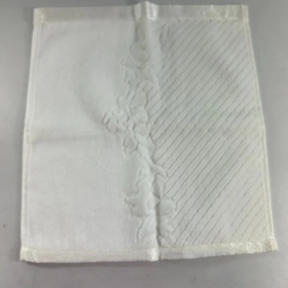 Venus White Velour Towel Set of 3 Bath Hand Washcloth Cotton